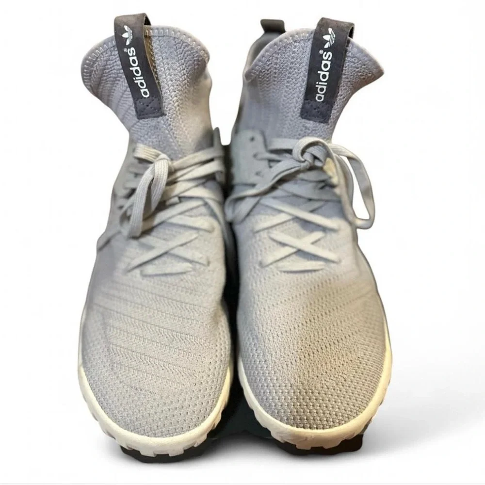 adidas 2015 Tubular x Primeknit Light Gray High-Tops Size US 10 Men’s